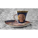 [45816790] Kaffeetasse mit Untertasse Tasse Fathi Mahmoud gebraucht - defekt Bild 4
