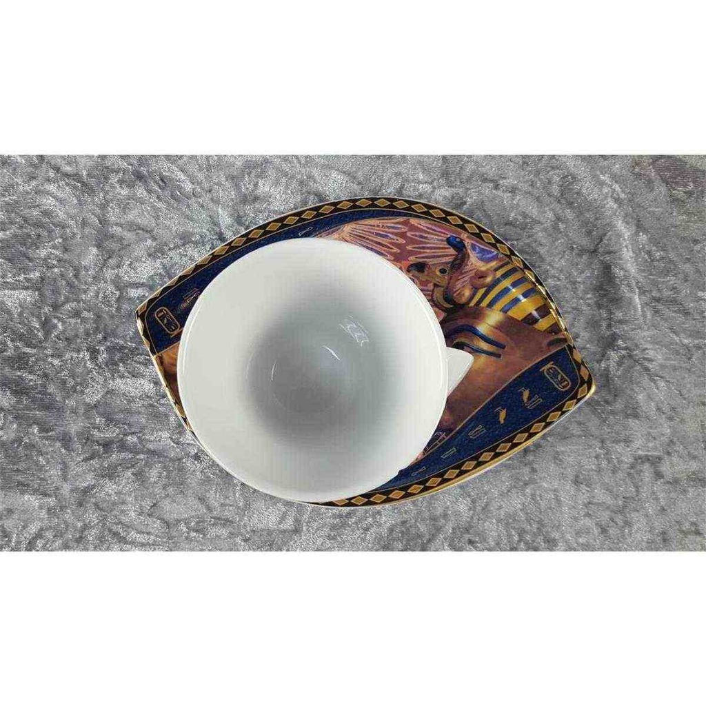 [45816790] Kaffeetasse mit Untertasse Tasse Fathi Mahmoud gebraucht - defekt Bild 6
