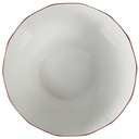 [45816804] Schüssel Servierschüssel 17,5 cm Thomas Porzellan Festival roter Rand Luzern Rot gebraucht - gut Bild 2