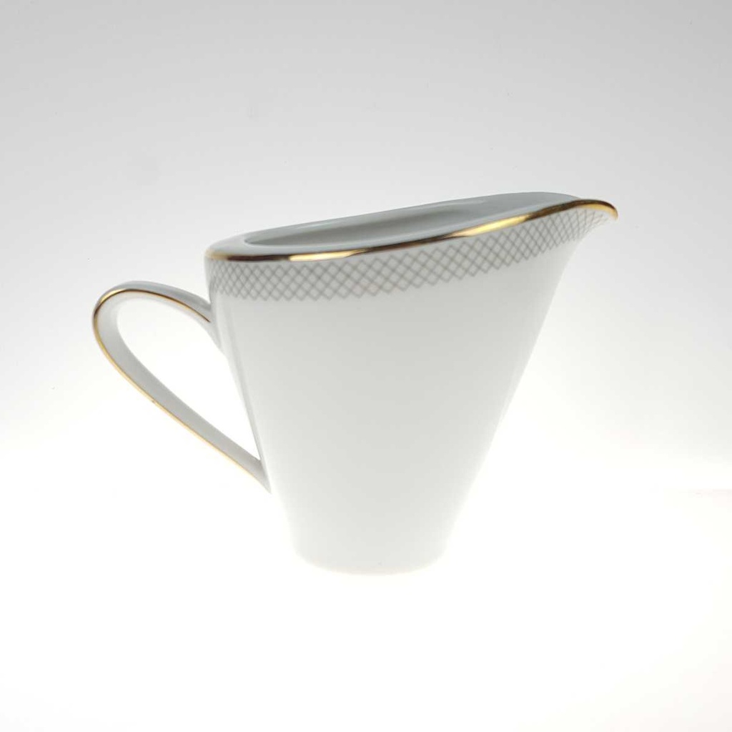 [458168062] Milchkännchen Goldrand 0,2 L Hutschenreuther Gloria Weiß gebraucht - gut Bild 3