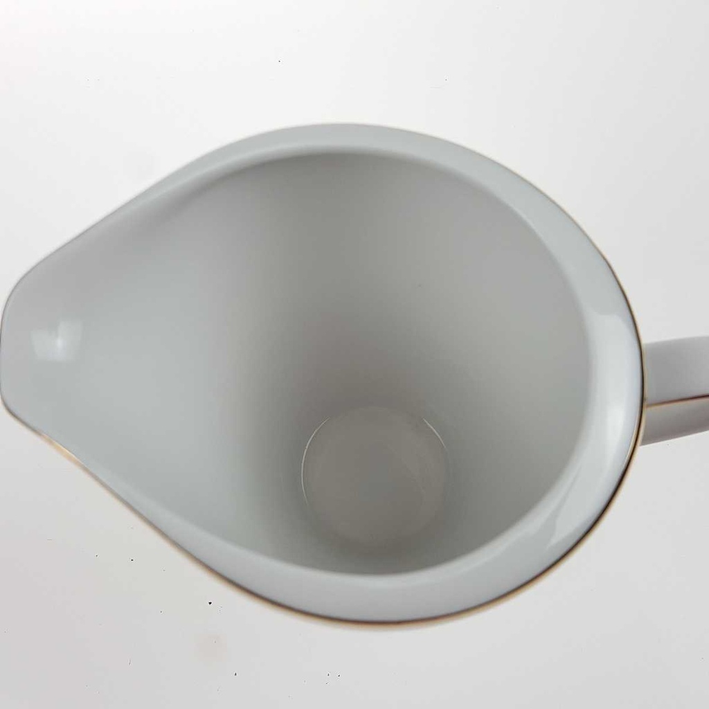 [458168062] Milchkännchen Goldrand 0,2 L Hutschenreuther Gloria Weiß gebraucht - gut Bild 6