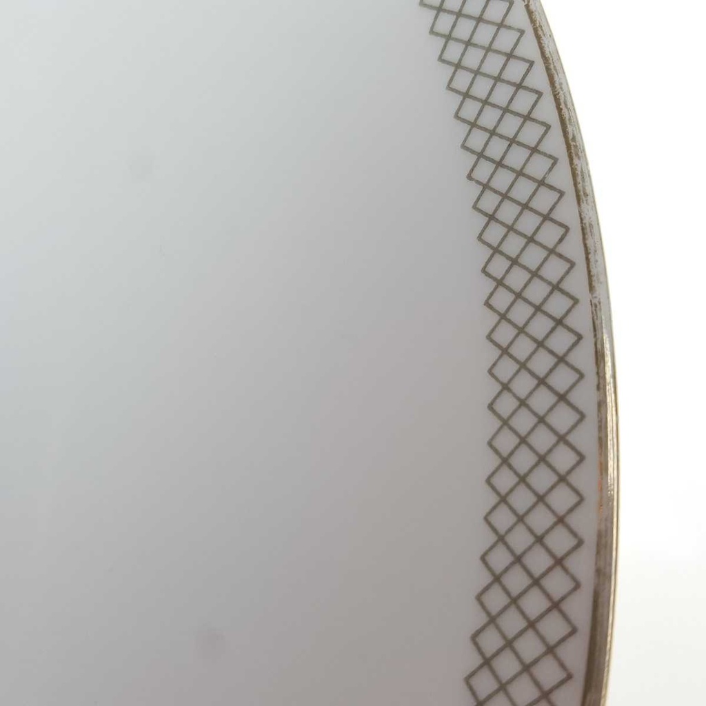 [458168063] Suppenteller Goldrand 22,8 cm Hutschenreuther Gloria Weiß gebraucht - gut Bild 4
