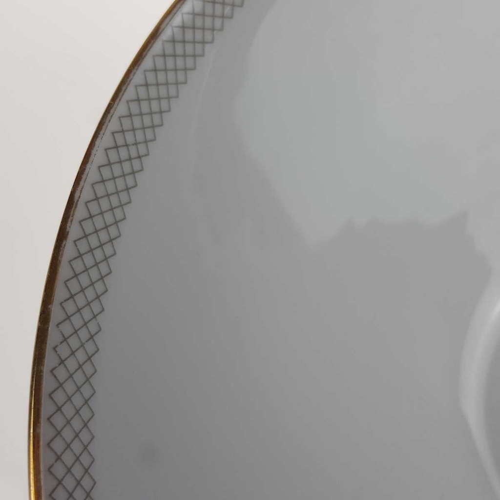 [458168064] Schüssel Goldrand 21 cm Hutschenreuther Gloria Weiß gebraucht - gut Bild 4
