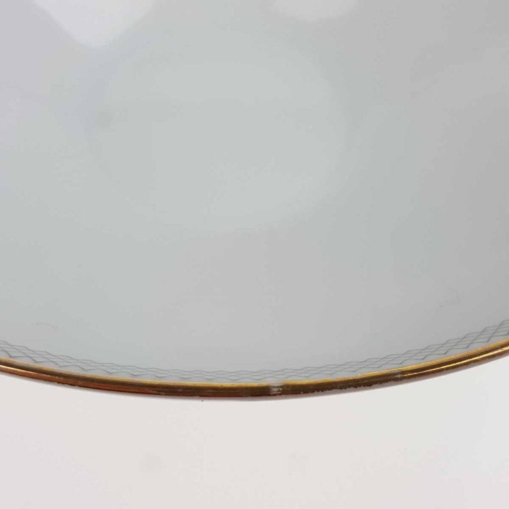 [458168064] Schüssel Goldrand 21 cm Hutschenreuther Gloria Weiß gebraucht - gut Bild 5