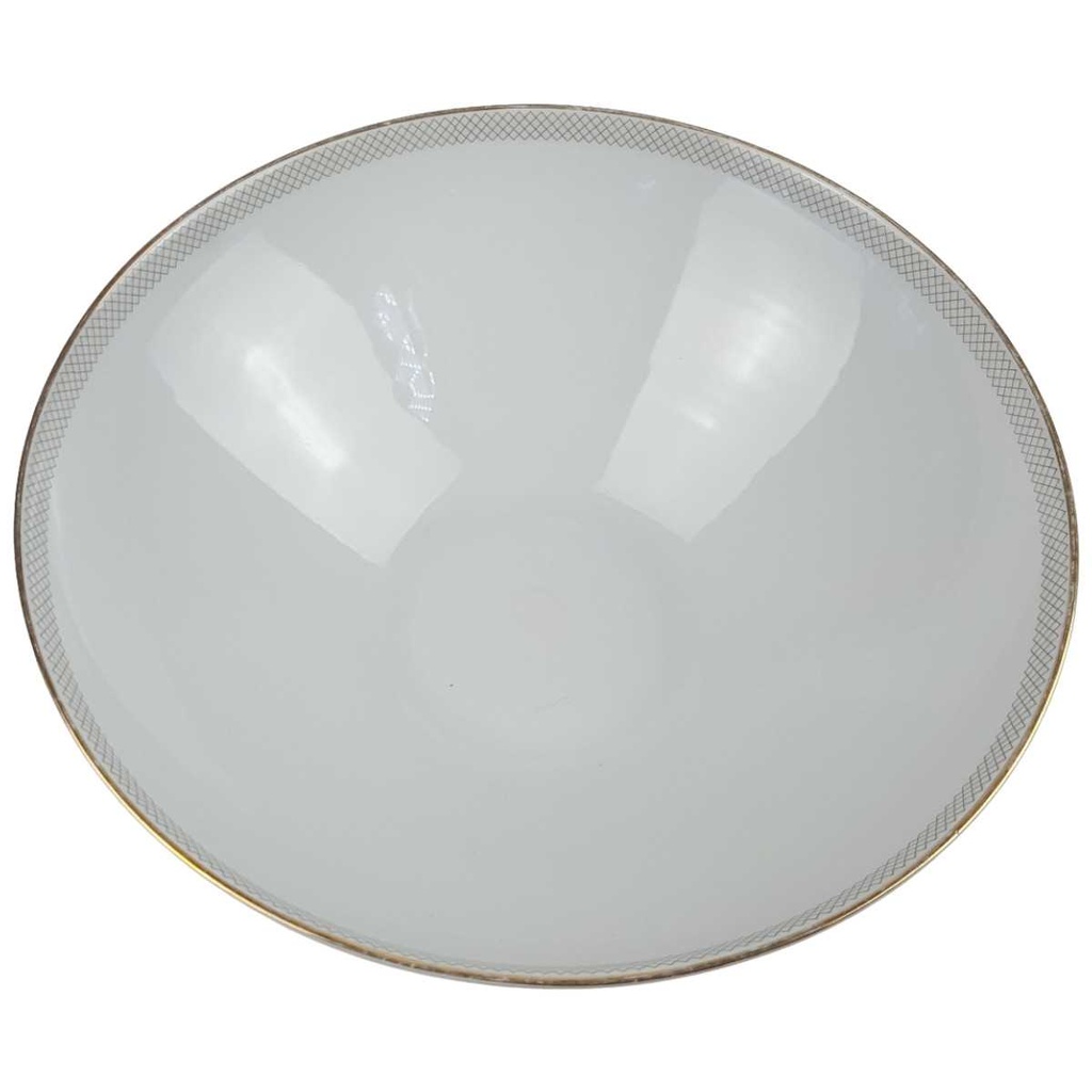 [458168065] Schüssel Goldrand 23,4 cm Hutschenreuther Gloria Weiß gebraucht - gut Bild 2