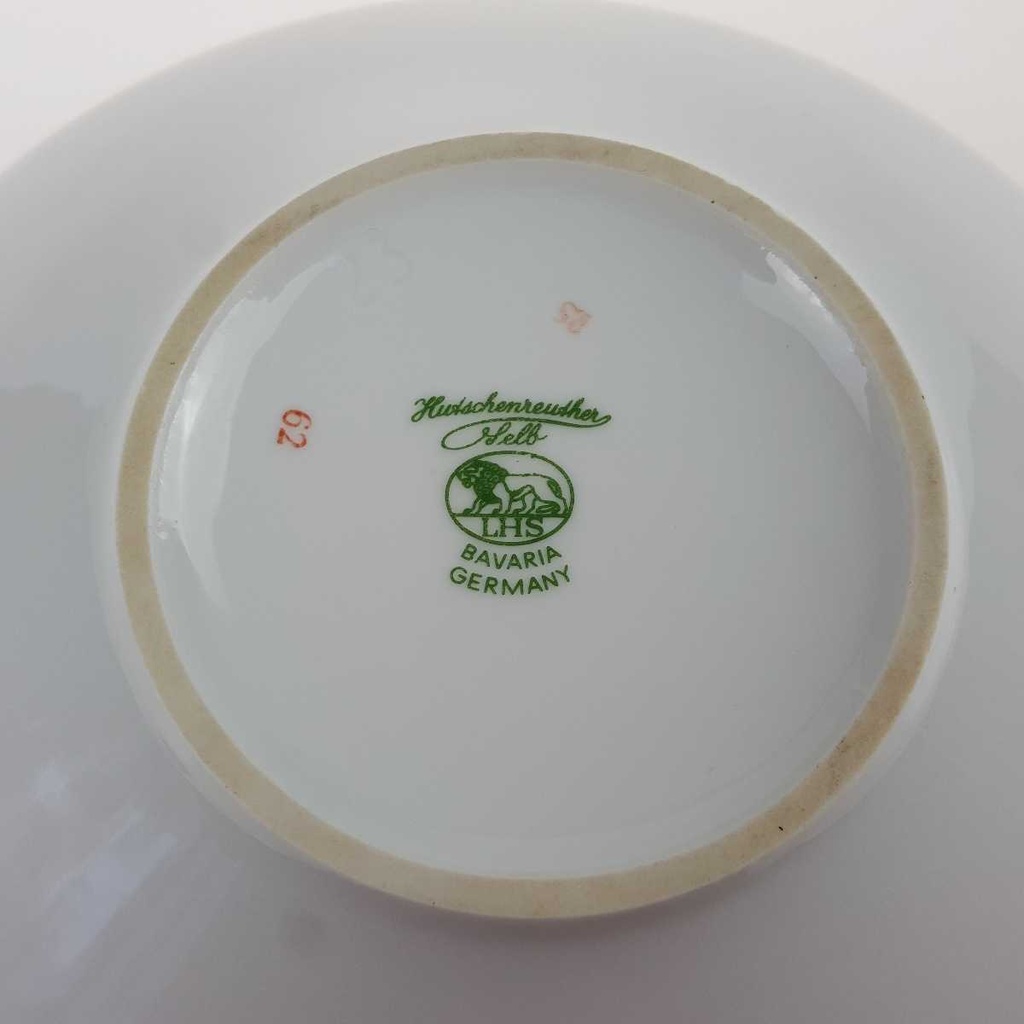 [458168065] Schüssel Goldrand 23,4 cm Hutschenreuther Gloria Weiß gebraucht - gut Bild 6