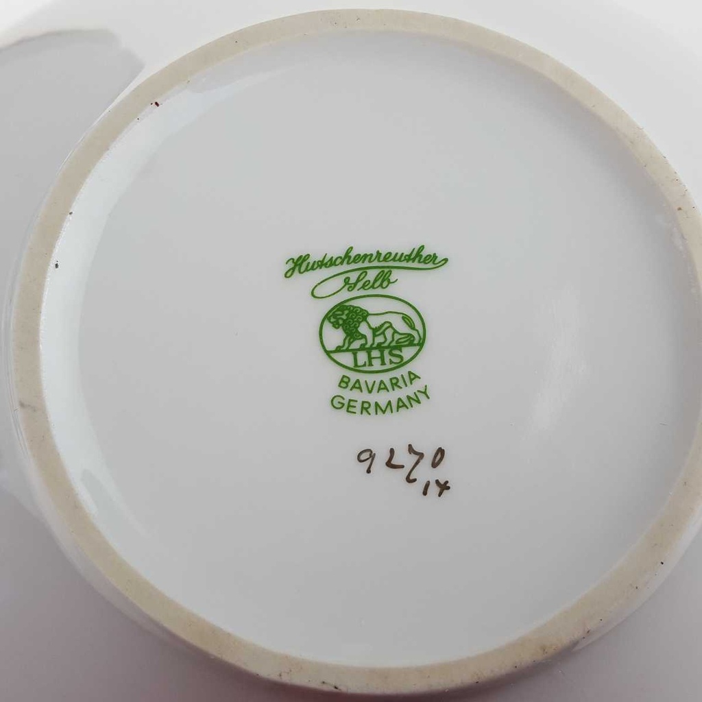 [458168066] Ragoutterrine Suppenschüssel Terrine Servierschüssel Goldrand 1 L 23,8 cm Hutschenreuther Gloria Weiß gebraucht - gut Bild 7