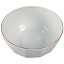 [45816807] Schüssel Servierschüssel 19,5 cm Thomas Porzellan Festival roter Rand Luzern Rot gebraucht - akzeptabel Bild 2