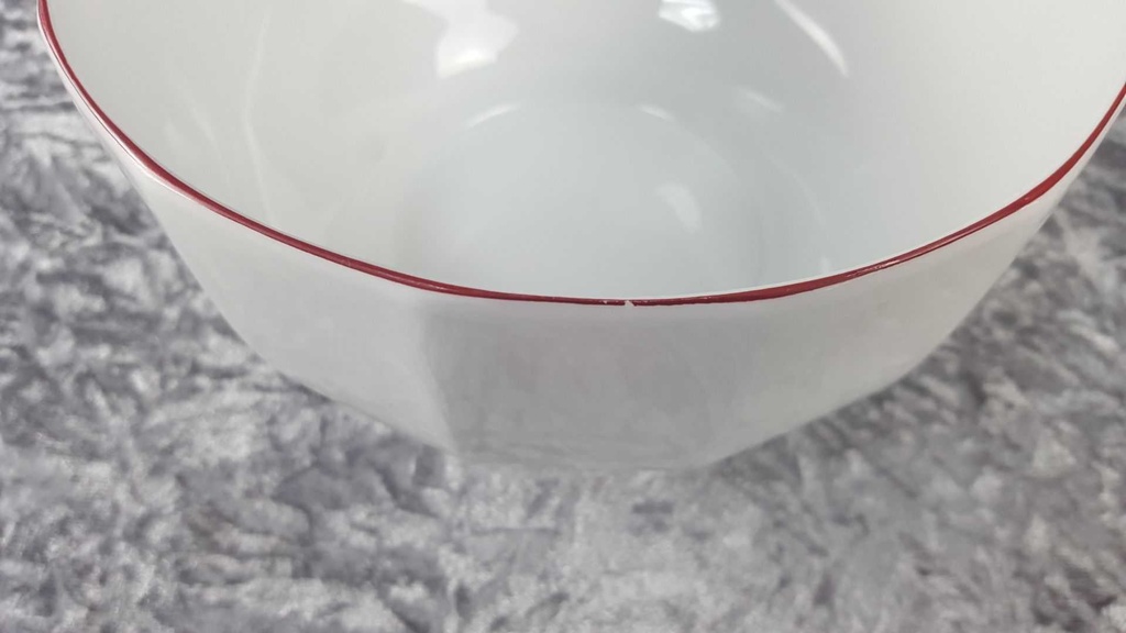 [45816807] Schüssel Servierschüssel 19,5 cm Thomas Porzellan Festival roter Rand Luzern Rot gebraucht - akzeptabel Bild 3
