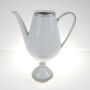 [458168070] Kaffeekanne Goldrand 1,7 L Hutschenreuther Gloria Weiß gebraucht - gut Bild 4