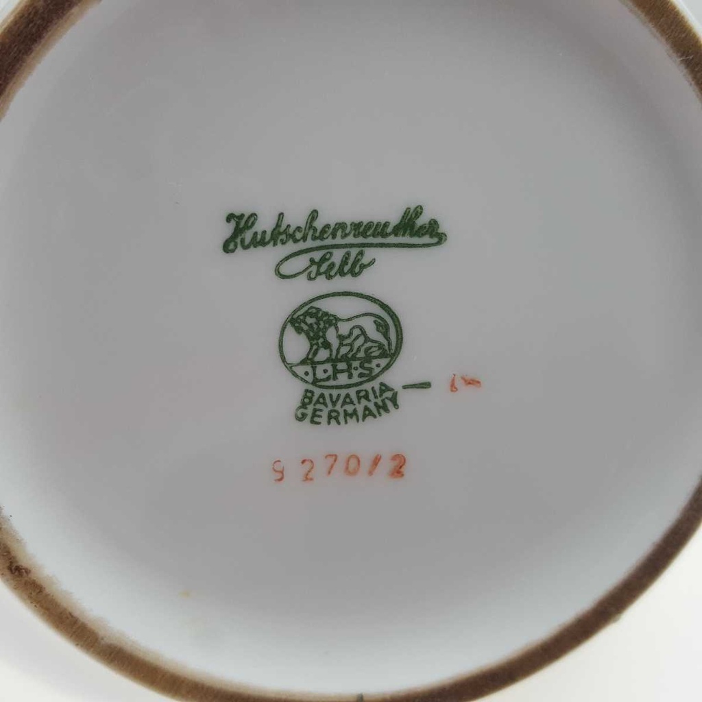 [458168070] Kaffeekanne Goldrand 1,7 L Hutschenreuther Gloria Weiß gebraucht - gut Bild 7