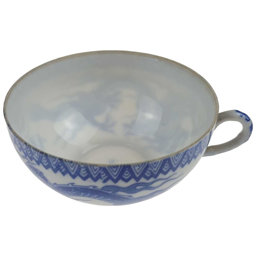 [458168072] Teetasse 0,15 L Japan China blauer Drache Blau gebraucht - gut Bild 2