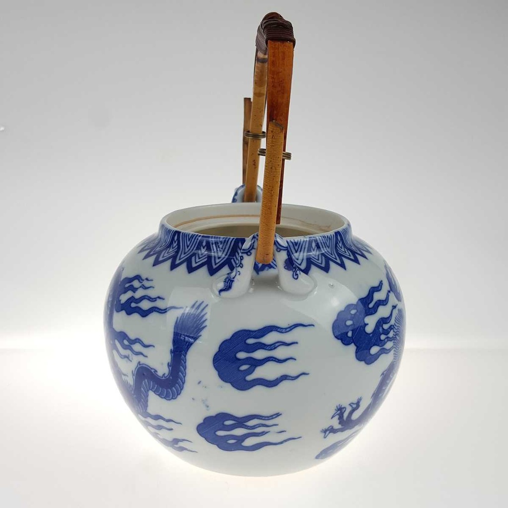 [458168073] Teekanne 0,9 L Japan China blauer Drache Blau gebraucht - akzeptabel Bild 4
