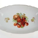 [458168079] Brotschale Obstschale Porzellan Obstdekor Goldrand Bild 3