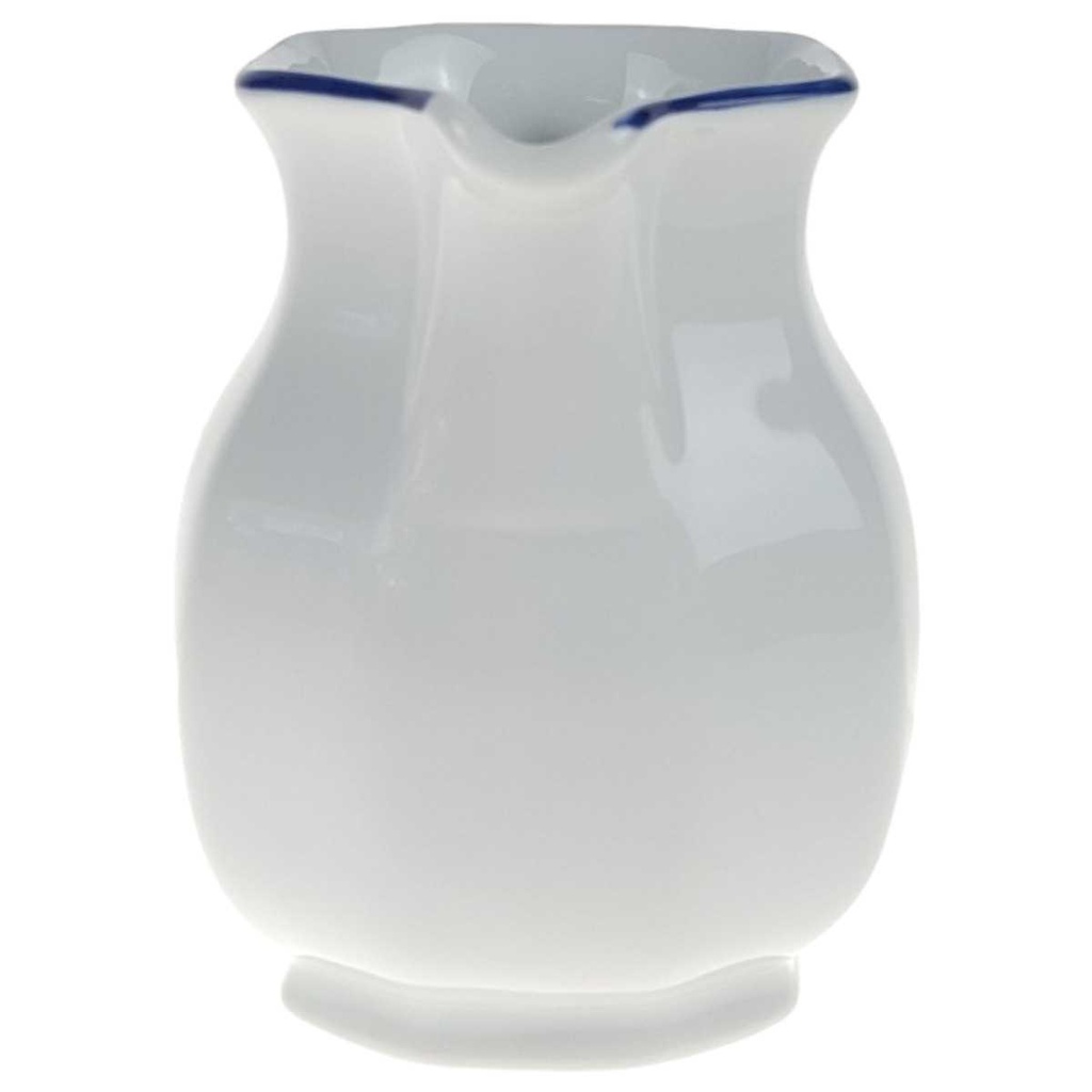 [458168088] Milchkännchen 0,2 L Marienbad Ingres Weiss blauer Rand gebraucht - sehr gut Bild 2