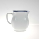 [458168088] Milchkännchen 0,2 L Marienbad Ingres Weiss blauer Rand gebraucht - sehr gut Bild 3