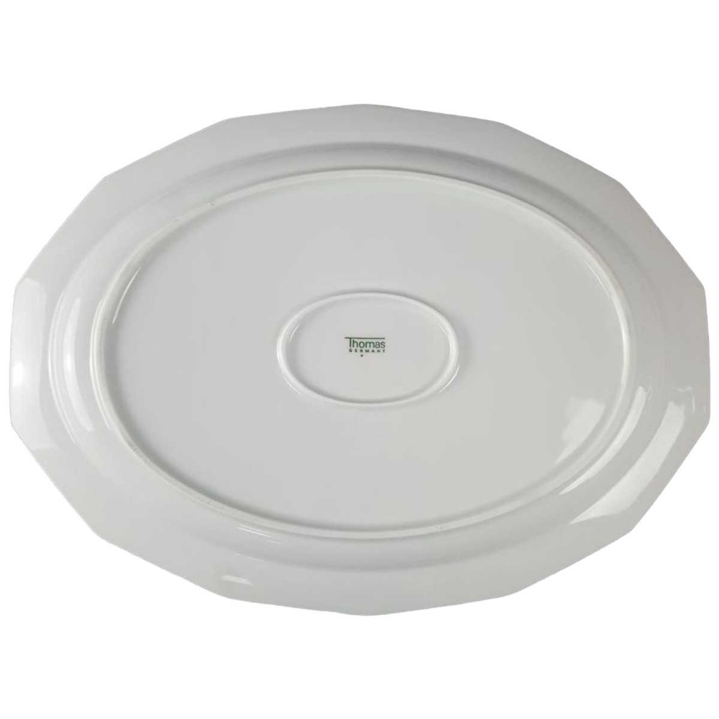 [45816809] Servierplatte Fleischplatte Steakplatte 32x24,6 cm Thomas Porzellan Festival Luzern Rot Bild 2