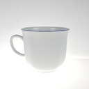 [458168090] Kaffeetasse Marienbad Ingres Weiss blauer Rand gebraucht - sehr gut Bild 3