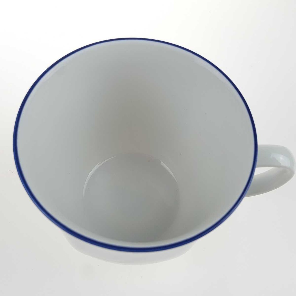 [458168090] Kaffeetasse Marienbad Ingres Weiss blauer Rand gebraucht - sehr gut Bild 5