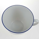 [458168090] Kaffeetasse Marienbad Ingres Weiss blauer Rand gebraucht - sehr gut Bild 5