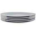[2119280] 5er Set Speiseteller Essteller 24,4 cm Ritzenhoff & Breker Snap Basic Blau Bild 2