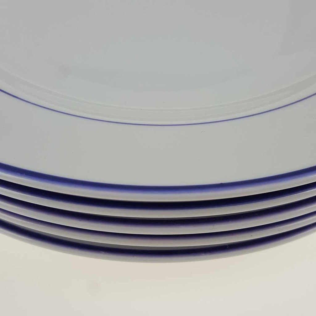 [2119280] 5er Set Speiseteller Essteller 24,4 cm Ritzenhoff & Breker Snap Basic Blau Bild 3