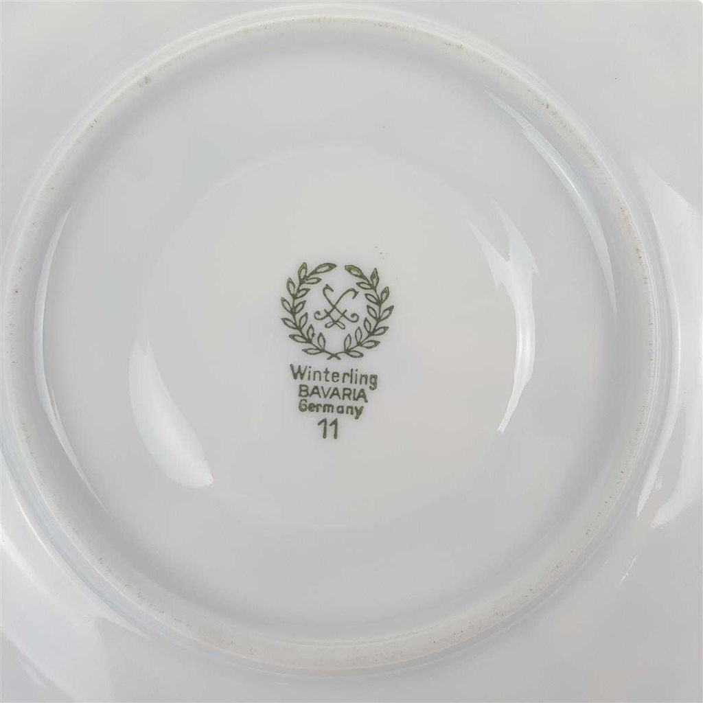 [458168097] Untertasse für Kaffee 14,3 cm Winterling Indisch Blau Strohblume gebraucht - gut Bild 3