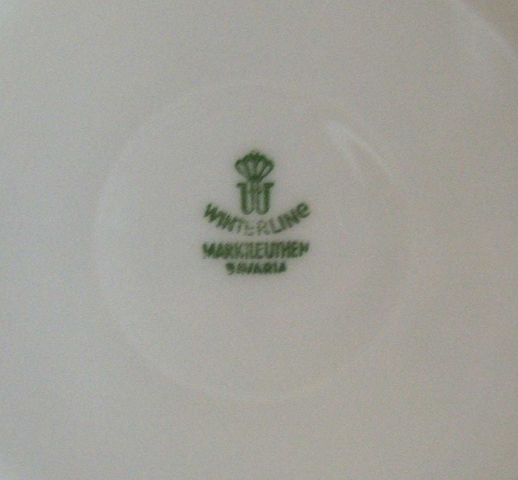[4581681] Zuckerdose Goldrand Winterling Marktleuthen Kobaltrand mit eckig gebraucht - sehr gut Bild 3