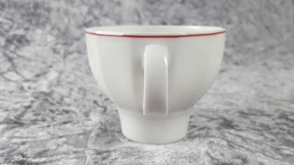 [45816814] Kaffeetasse Tasse Thomas Porzellan Festival roter Rand Luzern Rot gebraucht - gut Bild 4