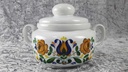 [45816817] Ragoutterrine Servierschüssel 2 L Winterling Schwarzenbach Blumen gebraucht - sehr gut Bild 3