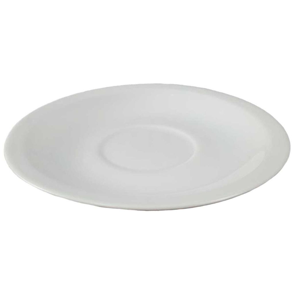 [45816822] Untertasse für Kaffee Tee Kaffee/Tee/Suppe 14,8 cm Bareuther Waldsassen Sonstige Formen Weiß gebraucht - gut Bild 2