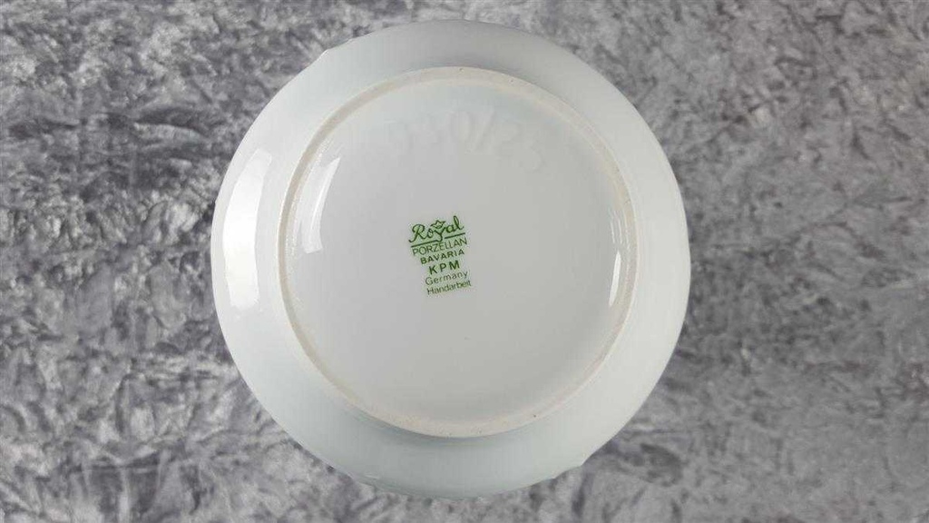[45816824] Blumenvase Henkelvase Goldrand 24,2 cm Royal KPM Bavaria gebraucht - sehr gut Bild 6