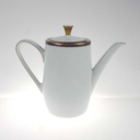 [458168259] Kaffeekanne Goldrand 1,2 L PMR Jaeger & Co Bavaria Blau Gold Dekor gebraucht - gut Bild 3