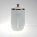 [458168259] Kaffeekanne Goldrand 1,2 L PMR Jaeger & Co Bavaria Blau Gold Dekor gebraucht - gut Bild 4