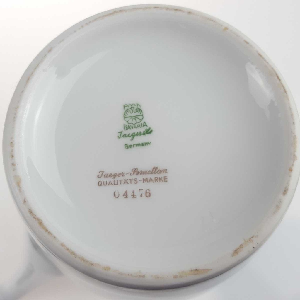 [458168260] Kaffeekanne Goldrand 1,5 L PMR Jaeger & Co Bavaria Blau Gold Dekor gebraucht - gut Bild 8