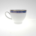 [458168265] Kaffeetasse Goldrand 0,2 L Seltmann Weiden Vohenstrauß weiß Blau Dekor Blaudekor gebraucht - gut Bild 3