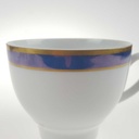 [458168265] Kaffeetasse Goldrand 0,2 L Seltmann Weiden Vohenstrauß weiß Blau Dekor Blaudekor gebraucht - gut Bild 4