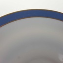 [2119283] 6er Set Untertasse Goldrand 14,9 cm Seltmann Weiden Vohenstrauß weiß Blau Dekor Blaudekor gebraucht - gut Bild 5