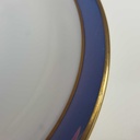 [2119283] 6er Set Untertasse Goldrand 14,9 cm Seltmann Weiden Vohenstrauß weiß Blau Dekor Blaudekor gebraucht - gut Bild 6