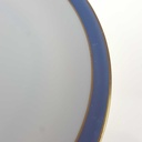 [2119284] 6er Set Kuchenteller Goldrand 19,3 cm Seltmann Weiden Vohenstrauß weiß Blau Dekor Blaudekor gebraucht - gut Bild 7