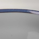 [458168269] Servierplatte Goldrand 36,5x23 cm Schaller Blauband weiß Bavaria gebraucht - akzeptabel Bild 4
