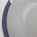 [458168270] Schüssel Goldrand 23 cm Schaller Blauband weiß Bavaria gebraucht - gut Bild 3