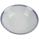 [458168271] Schüssel Goldrand 25,2 cm Schaller Blauband weiß Bavaria gebraucht - akzeptabel Bild 2