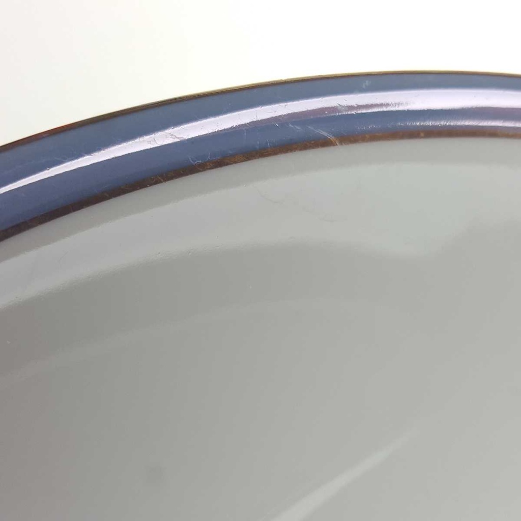 [458168271] Schüssel Goldrand 25,2 cm Schaller Blauband weiß Bavaria gebraucht - akzeptabel Bild 5