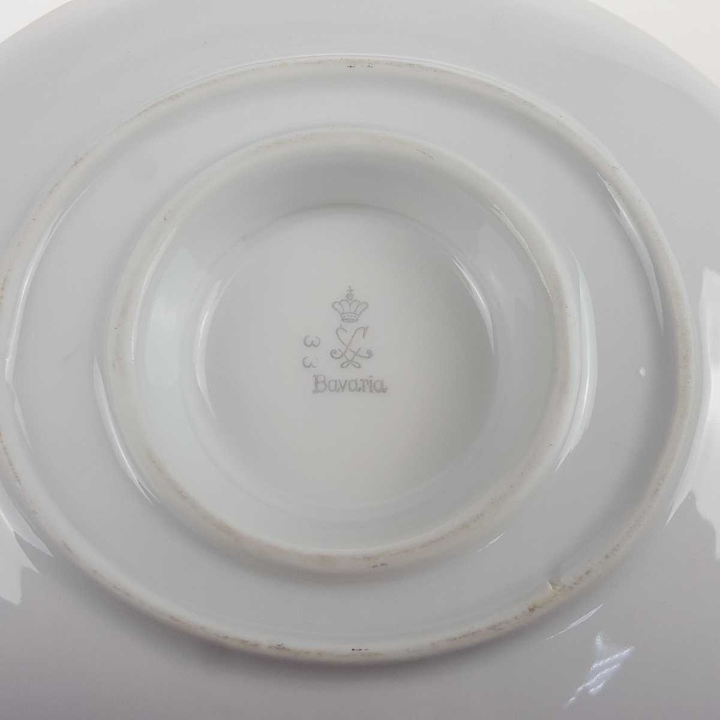 [458168272] Sauciere Goldrand 1tlg 0,3 L Schaller Blauband weiß Bavaria gebraucht - gut Bild 7