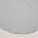 [2119285] 6er Set Untertasse 14,8 cm Marienbad Ingres Weiss Wellenmuster gebraucht - gut Bild 4
