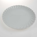 [2119286] 6er Set Kuchenteller 19,3 cm Marienbad Ingres Weiss Wellenmuster gebraucht - gut Bild 3