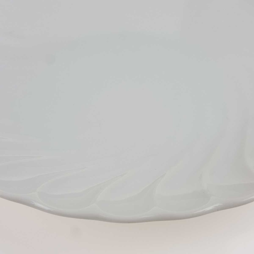 [2119286] 6er Set Kuchenteller 19,3 cm Marienbad Ingres Weiss Wellenmuster gebraucht - gut Bild 4