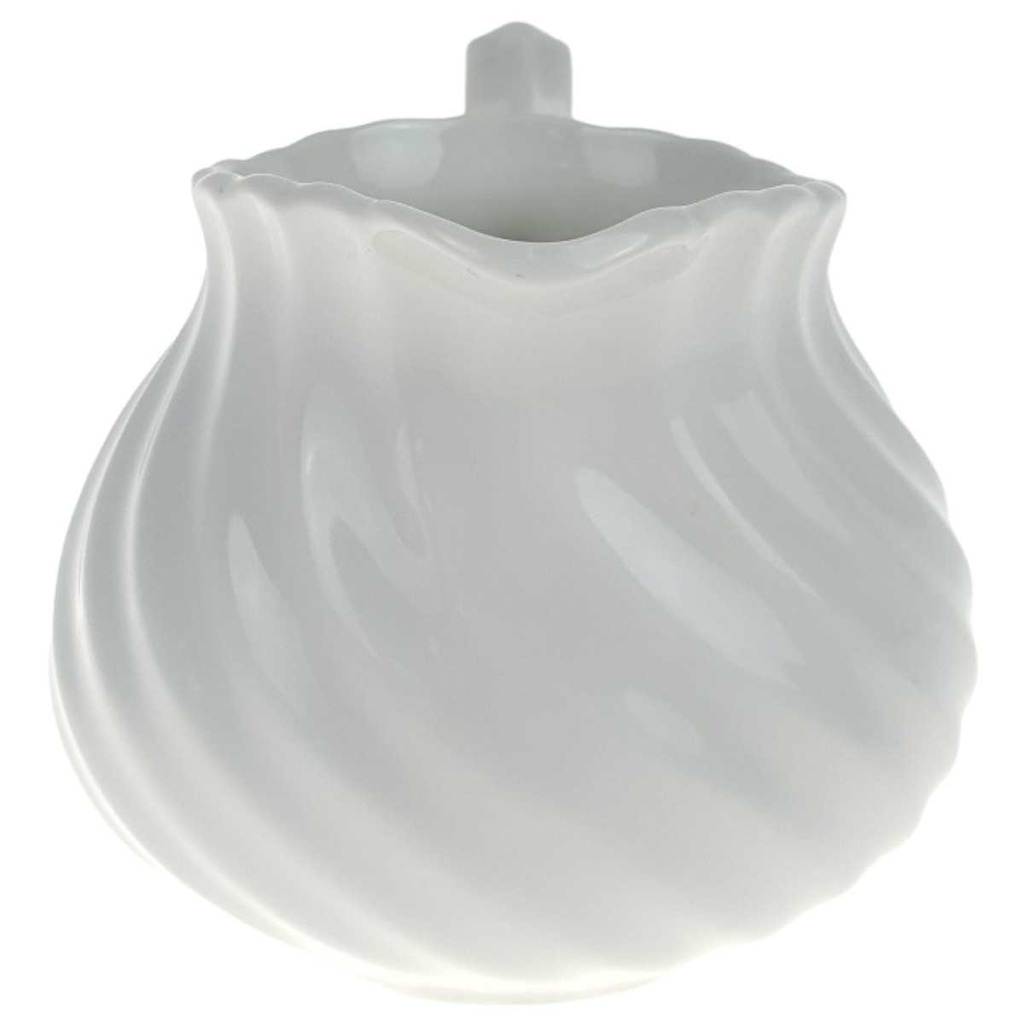 [458168275] Milchkännchen 0,2 L Marienbad Ingres Weiss Wellenmuster gebraucht - defekt Bild 2