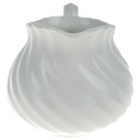 [458168275] Milchkännchen 0,2 L Marienbad Ingres Weiss Wellenmuster gebraucht - defekt Bild 2